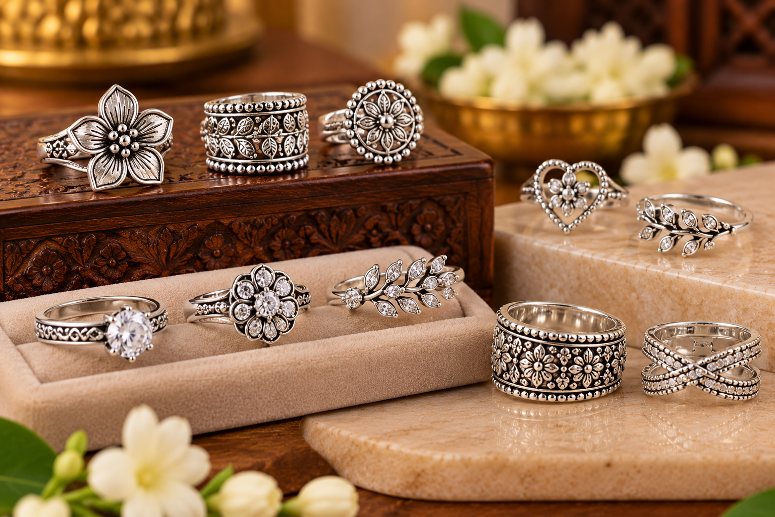 Ring jewellery collection
